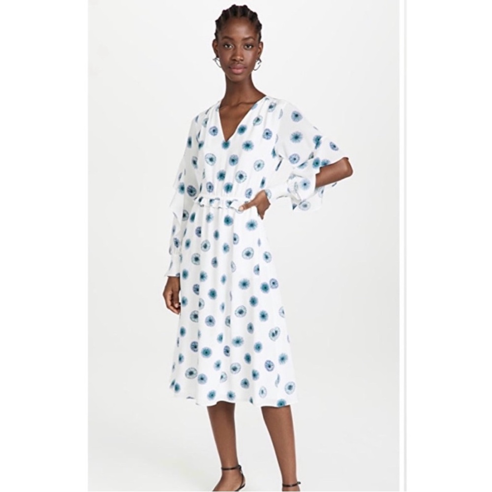 NWT Jason Wu V Neck Dress with Flutter Sleeves NWT sz 10